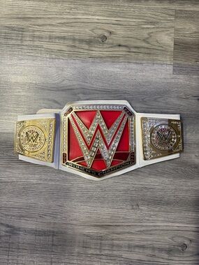 WWE Women's Replica Championship Belt in White, Red and Gold